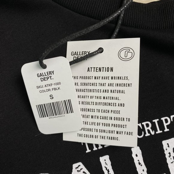 Gallery Black Short Sleeve Letter Print T-Shirt - Picture 12 of 13